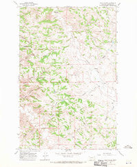Lelig Coulee Montana Historical topographic map, 1:24000 scale, 7.5 X 7.5 Minute, Year 1967