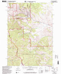 Lemhi Pass Montana Historical topographic map, 1:24000 scale, 7.5 X 7.5 Minute, Year 1997