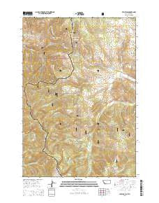 Lemhi Pass Montana Current topographic map, 1:24000 scale, 7.5 X 7.5 Minute, Year 2014