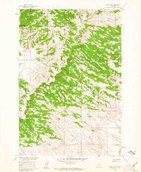 Lemon Ranch Montana Historical topographic map, 1:24000 scale, 7.5 X 7.5 Minute, Year 1960