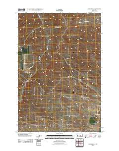 Lemon Ranch Montana Historical topographic map, 1:24000 scale, 7.5 X 7.5 Minute, Year 2011