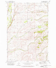 Lena Creek Montana Historical topographic map, 1:24000 scale, 7.5 X 7.5 Minute, Year 1972