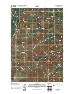 Lena Creek Montana Historical topographic map, 1:24000 scale, 7.5 X 7.5 Minute, Year 2011