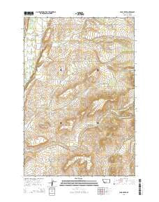 Lena Creek Montana Current topographic map, 1:24000 scale, 7.5 X 7.5 Minute, Year 2014