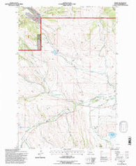 Lennep Montana Historical topographic map, 1:24000 scale, 7.5 X 7.5 Minute, Year 1995