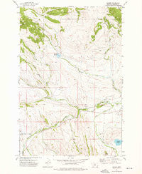 Lennep Montana Historical topographic map, 1:24000 scale, 7.5 X 7.5 Minute, Year 1972