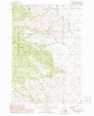 Leonard Creek Montana Historical topographic map, 1:24000 scale, 7.5 X 7.5 Minute, Year 1988