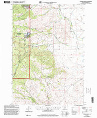Leonard Creek Montana Historical topographic map, 1:24000 scale, 7.5 X 7.5 Minute, Year 1997