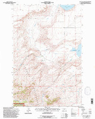 Lepleys Creek Montana Historical topographic map, 1:24000 scale, 7.5 X 7.5 Minute, Year 1995