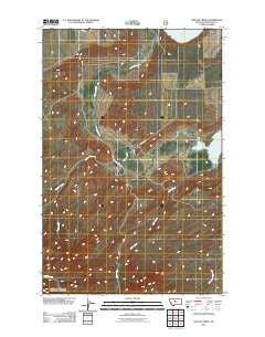 Lepleys Creek Montana Historical topographic map, 1:24000 scale, 7.5 X 7.5 Minute, Year 2011