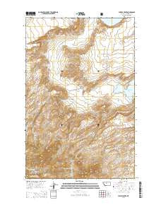 Lepleys Creek Montana Current topographic map, 1:24000 scale, 7.5 X 7.5 Minute, Year 2014