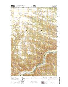 Leroy Montana Current topographic map, 1:24000 scale, 7.5 X 7.5 Minute, Year 2014