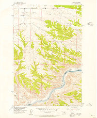 Leroy Montana Historical topographic map, 1:24000 scale, 7.5 X 7.5 Minute, Year 1954