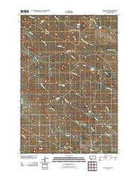 Leslie Creek Montana Historical topographic map, 1:24000 scale, 7.5 X 7.5 Minute, Year 2011