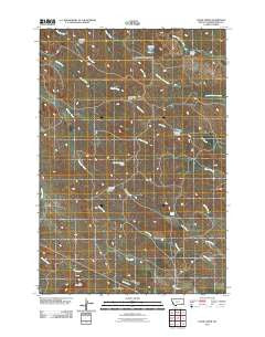 Leslie Creek Montana Historical topographic map, 1:24000 scale, 7.5 X 7.5 Minute, Year 2011