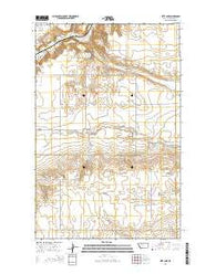 Letz Lake Montana Current topographic map, 1:24000 scale, 7.5 X 7.5 Minute, Year 2014