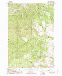 Lewis Creek Montana Historical topographic map, 1:24000 scale, 7.5 X 7.5 Minute, Year 1988