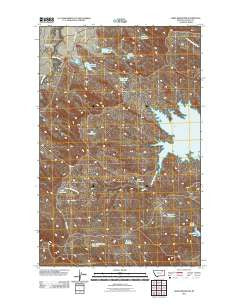 Lewis Reservoir Montana Historical topographic map, 1:24000 scale, 7.5 X 7.5 Minute, Year 2011