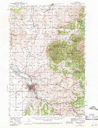 Lewistown Montana Historical topographic map, 1:62500 scale, 15 X 15 Minute, Year 1941