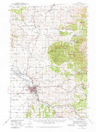 Lewistown Montana Historical topographic map, 1:62500 scale, 15 X 15 Minute, Year 1941