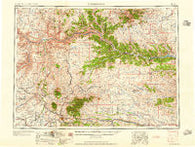 Lewistown Montana Historical topographic map, 1:250000 scale, 1 X 2 Degree, Year 1959