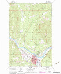 Libby Montana Historical topographic map, 1:24000 scale, 7.5 X 7.5 Minute, Year 1963