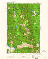 Libby Montana Historical topographic map, 1:125000 scale, 30 X 30 Minute, Year 1930