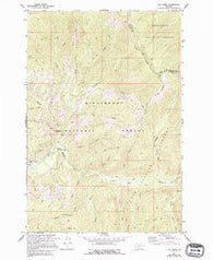 Lick Creek Montana Historical topographic map, 1:24000 scale, 7.5 X 7.5 Minute, Year 1974