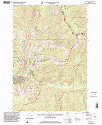 Lick Creek Montana Historical topographic map, 1:24000 scale, 7.5 X 7.5 Minute, Year 1998