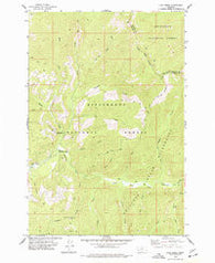 Lick Creek Montana Historical topographic map, 1:24000 scale, 7.5 X 7.5 Minute, Year 1974