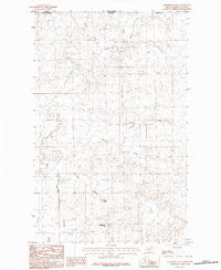 Lighthouse Hill Montana Historical topographic map, 1:24000 scale, 7.5 X 7.5 Minute, Year 1984