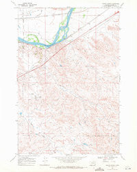 Lignite Creek Montana Historical topographic map, 1:24000 scale, 7.5 X 7.5 Minute, Year 1968