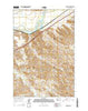 Lignite Creek Montana Current topographic map, 1:24000 scale, 7.5 X 7.5 Minute, Year 2014
