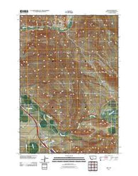 Lima Montana Historical topographic map, 1:24000 scale, 7.5 X 7.5 Minute, Year 2011