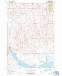 Lima Dam Montana Historical topographic map, 1:24000 scale, 7.5 X 7.5 Minute, Year 1968