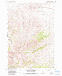 Lima Peaks Montana Historical topographic map, 1:24000 scale, 7.5 X 7.5 Minute, Year 1965