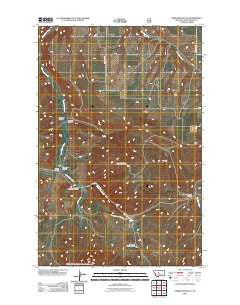 Limestone Butte Montana Historical topographic map, 1:24000 scale, 7.5 X 7.5 Minute, Year 2011