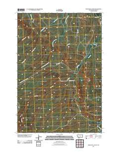 Limestone Canyon Montana Historical topographic map, 1:24000 scale, 7.5 X 7.5 Minute, Year 2011