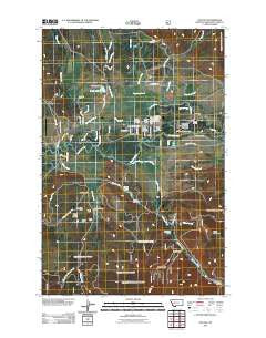 Lincoln Montana Historical topographic map, 1:24000 scale, 7.5 X 7.5 Minute, Year 2011
