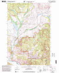 Lincoln Gulch Montana Historical topographic map, 1:24000 scale, 7.5 X 7.5 Minute, Year 1997