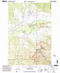 Lincoln Montana Historical topographic map, 1:24000 scale, 7.5 X 7.5 Minute, Year 2001