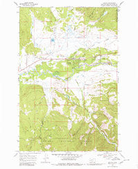 Lincoln Montana Historical topographic map, 1:24000 scale, 7.5 X 7.5 Minute, Year 1968