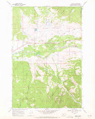 Lincoln Montana Historical topographic map, 1:24000 scale, 7.5 X 7.5 Minute, Year 1968