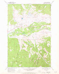 Lincoln Montana Historical topographic map, 1:24000 scale, 7.5 X 7.5 Minute, Year 1968