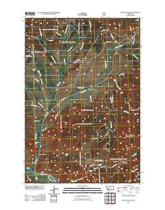 Lincoln Gulch Montana Historical topographic map, 1:24000 scale, 7.5 X 7.5 Minute, Year 2011