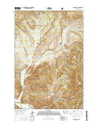 Lincoln Gulch Montana Current topographic map, 1:24000 scale, 7.5 X 7.5 Minute, Year 2014