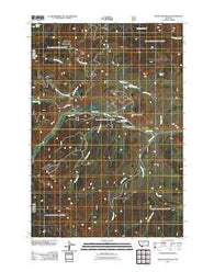 Lincoln Mountain Montana Historical topographic map, 1:24000 scale, 7.5 X 7.5 Minute, Year 2011
