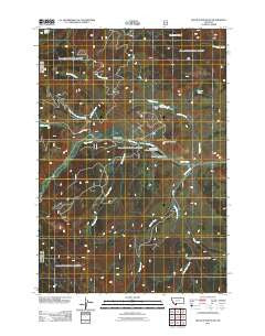 Lincoln Mountain Montana Historical topographic map, 1:24000 scale, 7.5 X 7.5 Minute, Year 2011