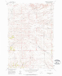 Lindemulder Hill Montana Historical topographic map, 1:24000 scale, 7.5 X 7.5 Minute, Year 1956