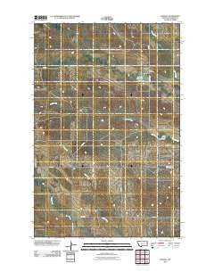 Lindsay Montana Historical topographic map, 1:24000 scale, 7.5 X 7.5 Minute, Year 2011